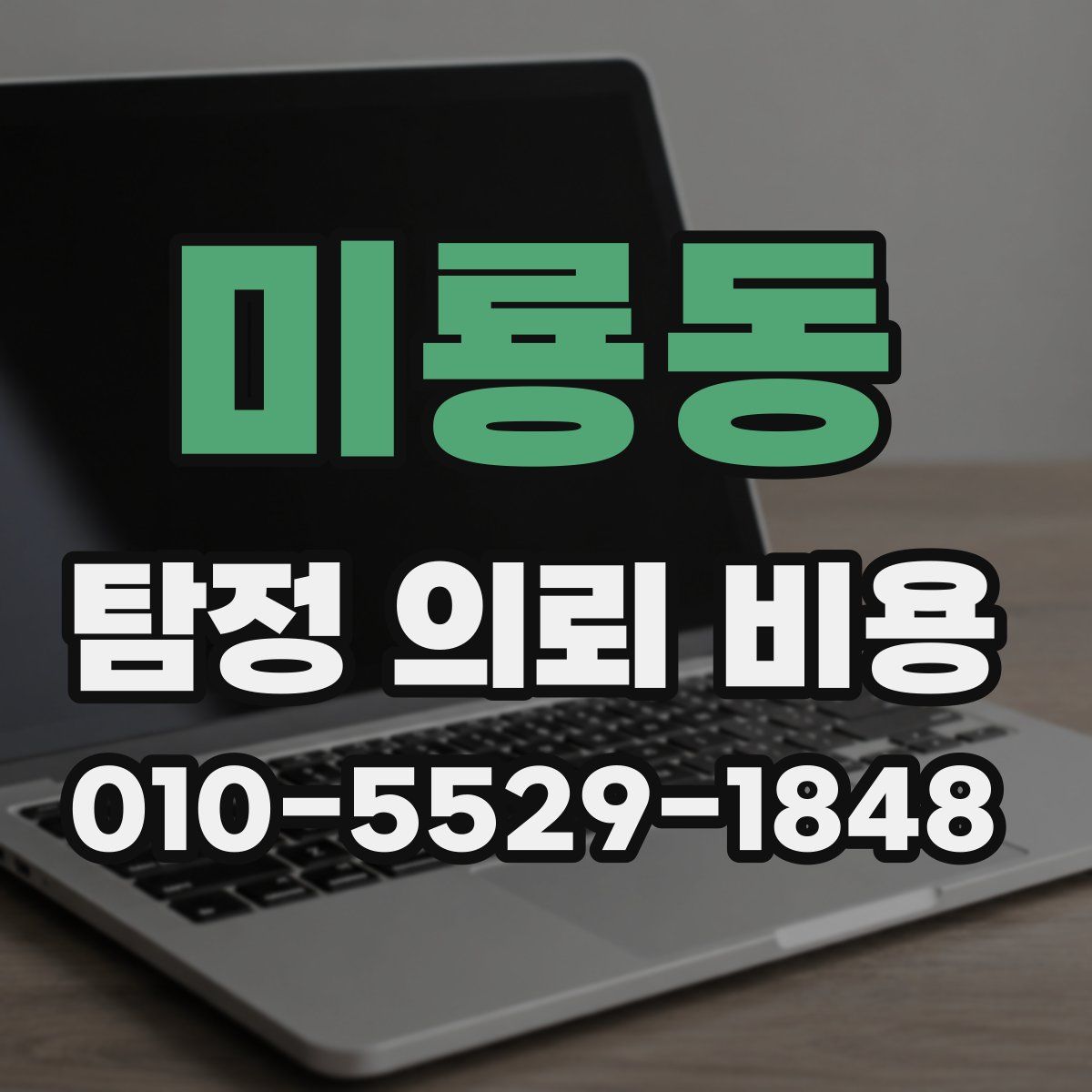 미룡동 탐정 의뢰 비용