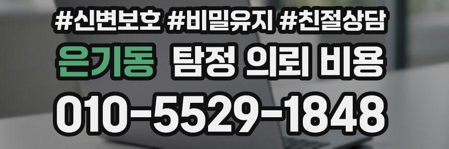 은기동 탐정 의뢰 비용