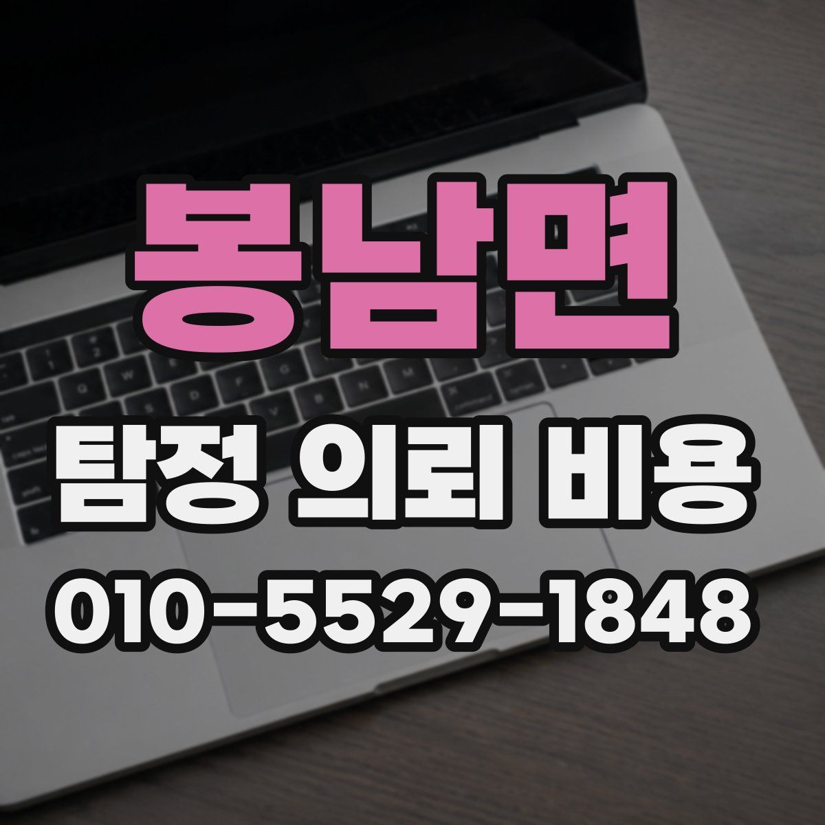 봉남면 탐정 의뢰 비용