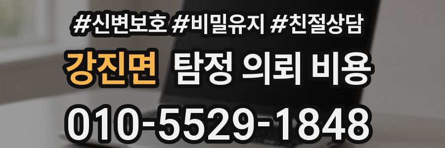 강진면 탐정 의뢰 비용