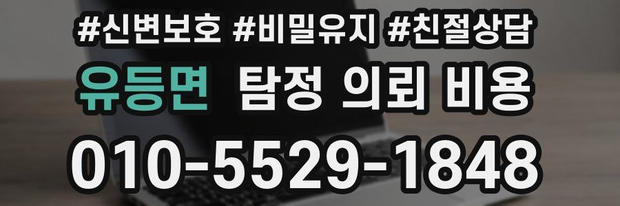 유등면 탐정 의뢰 비용