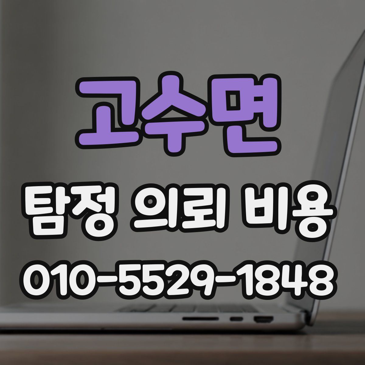 고수면 탐정 의뢰 비용