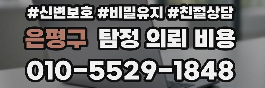 은평구 탐정 의뢰 비용