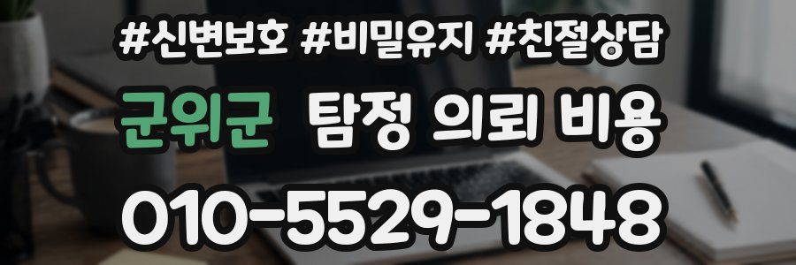 군위군 탐정 의뢰 비용