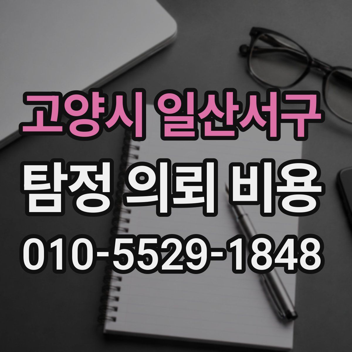 고양시 일산서구 탐정 의뢰 비용