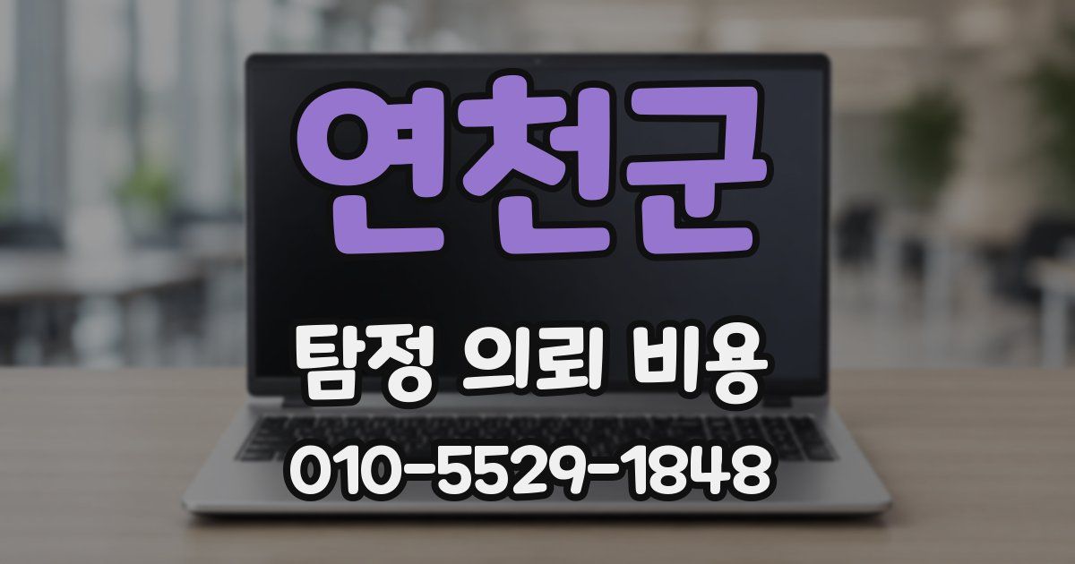 연천군 탐정 의뢰 비용