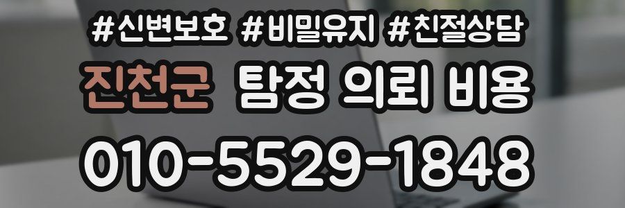진천군 탐정 의뢰 비용