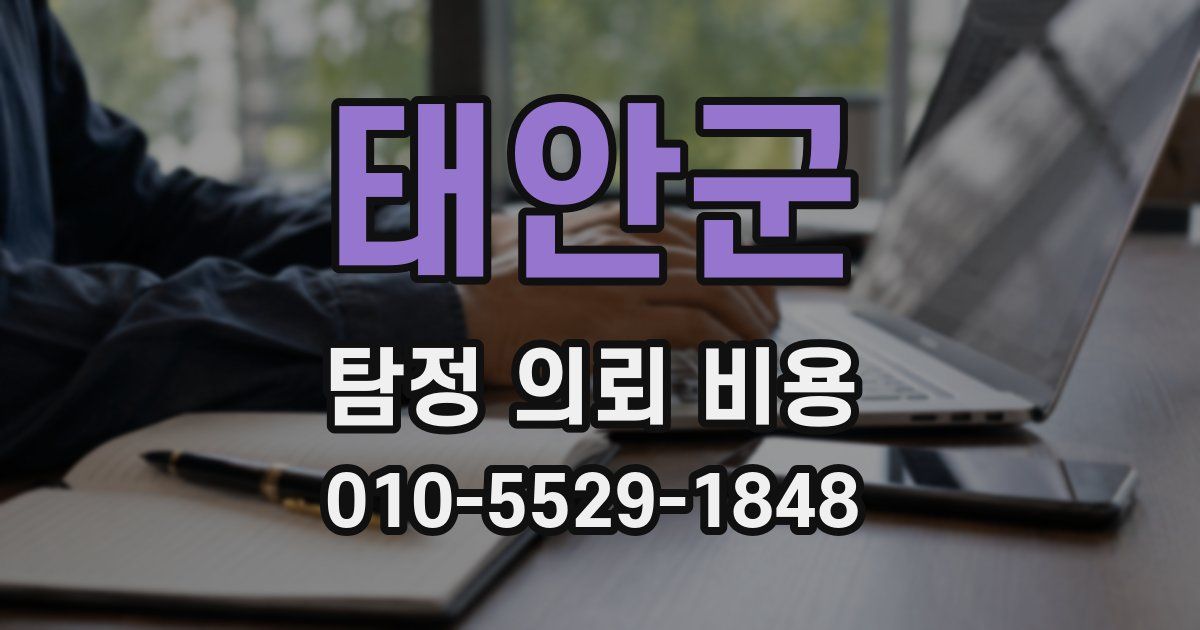 태안군 탐정 의뢰 비용