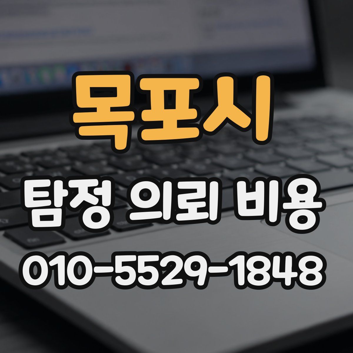 목포시 탐정 의뢰 비용
