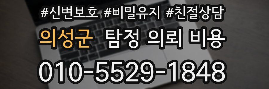 의성군 탐정 의뢰 비용