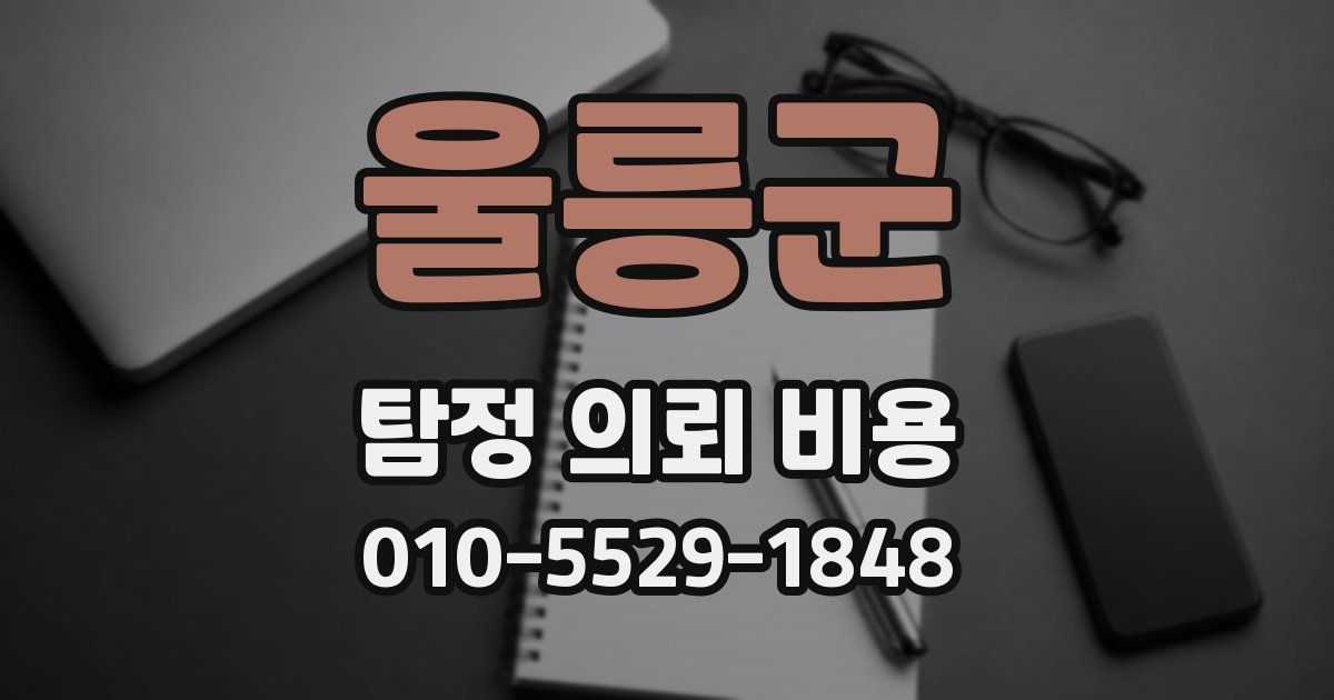 울릉군 탐정 의뢰 비용