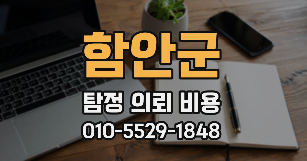 함안군 탐정 의뢰 비용
