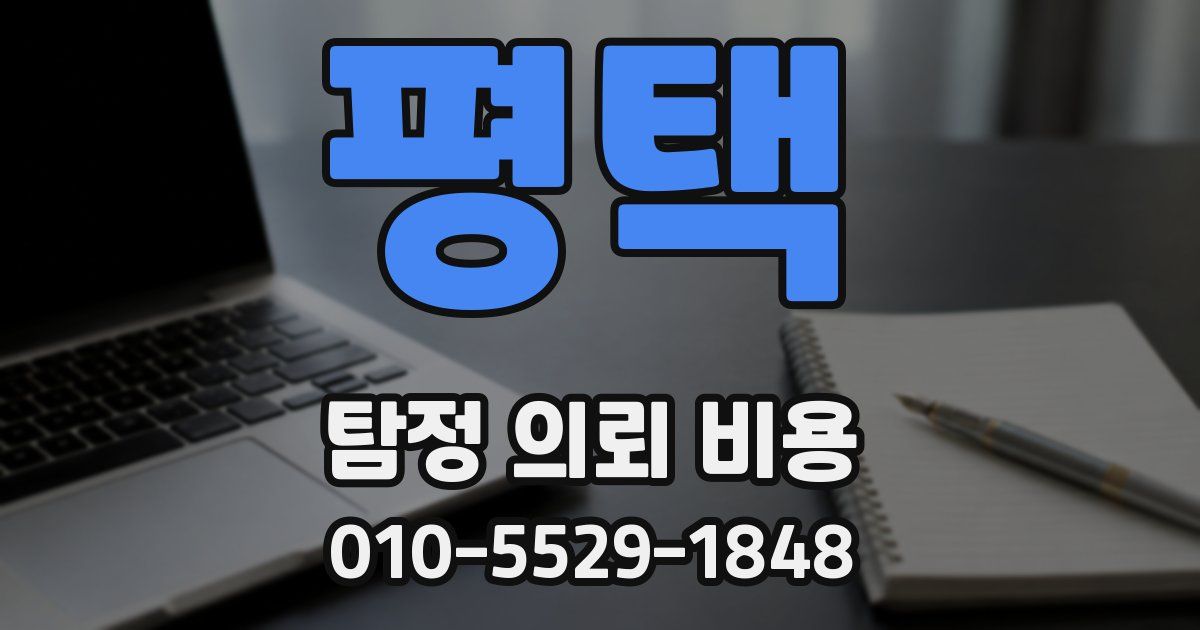 평택 탐정 의뢰 비용