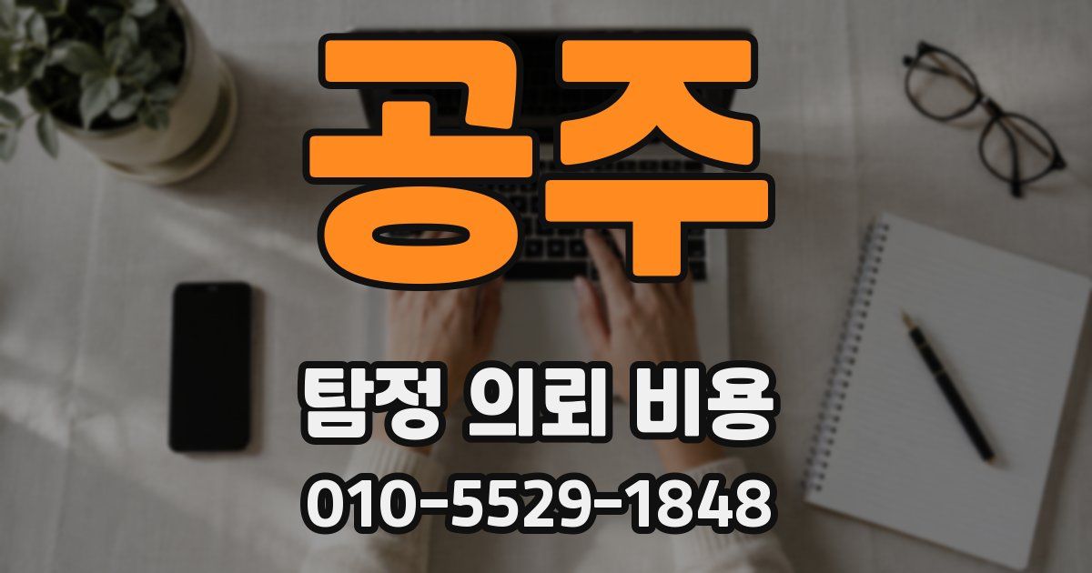 공주 탐정 의뢰 비용