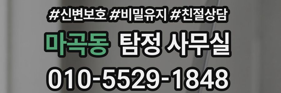 마곡동 탐정 사무실