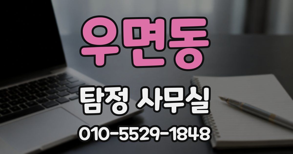 우면동 탐정 사무실