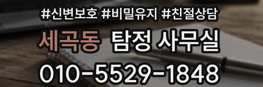 세곡동 탐정 사무실