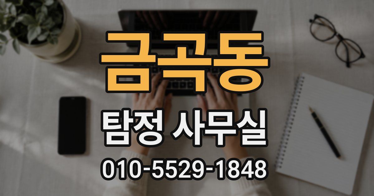 금곡동 탐정 사무실