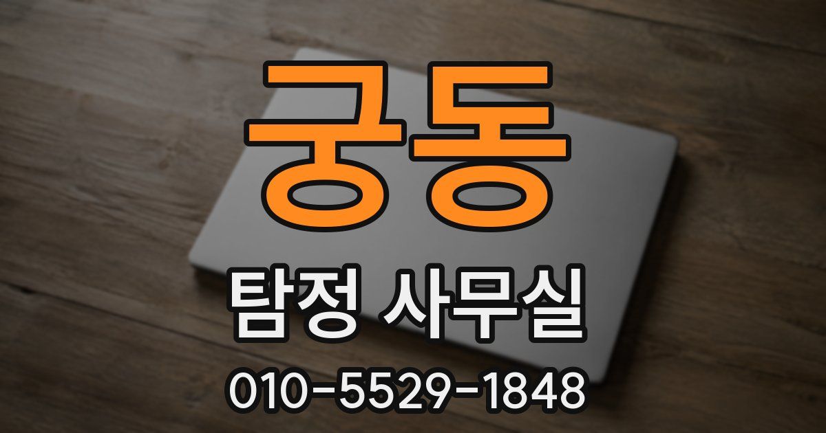 궁동 탐정 사무실