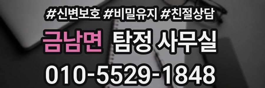 금남면 탐정 사무실