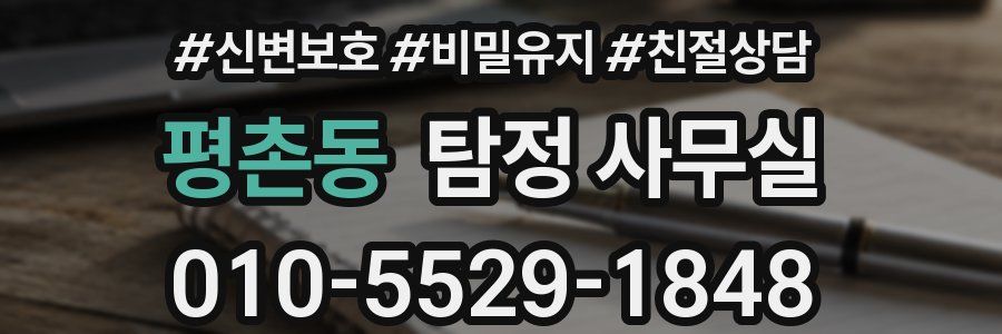 평촌동 탐정 사무실