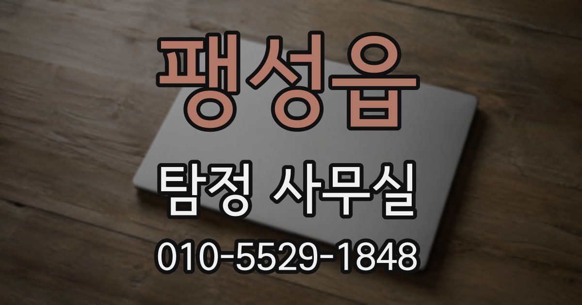 팽성읍 탐정 사무실