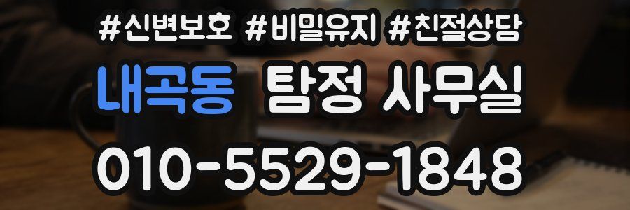 내곡동 탐정 사무실