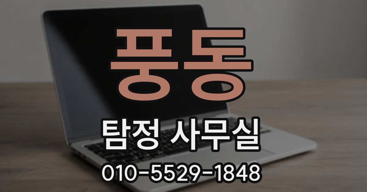 풍동 탐정 사무실