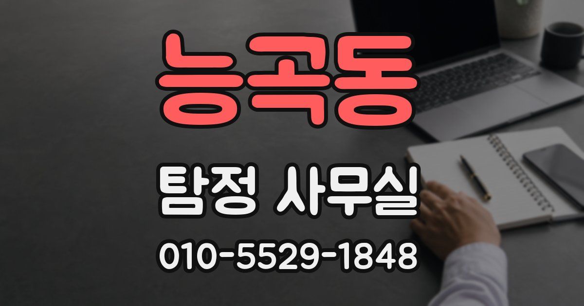 능곡동 탐정 사무실