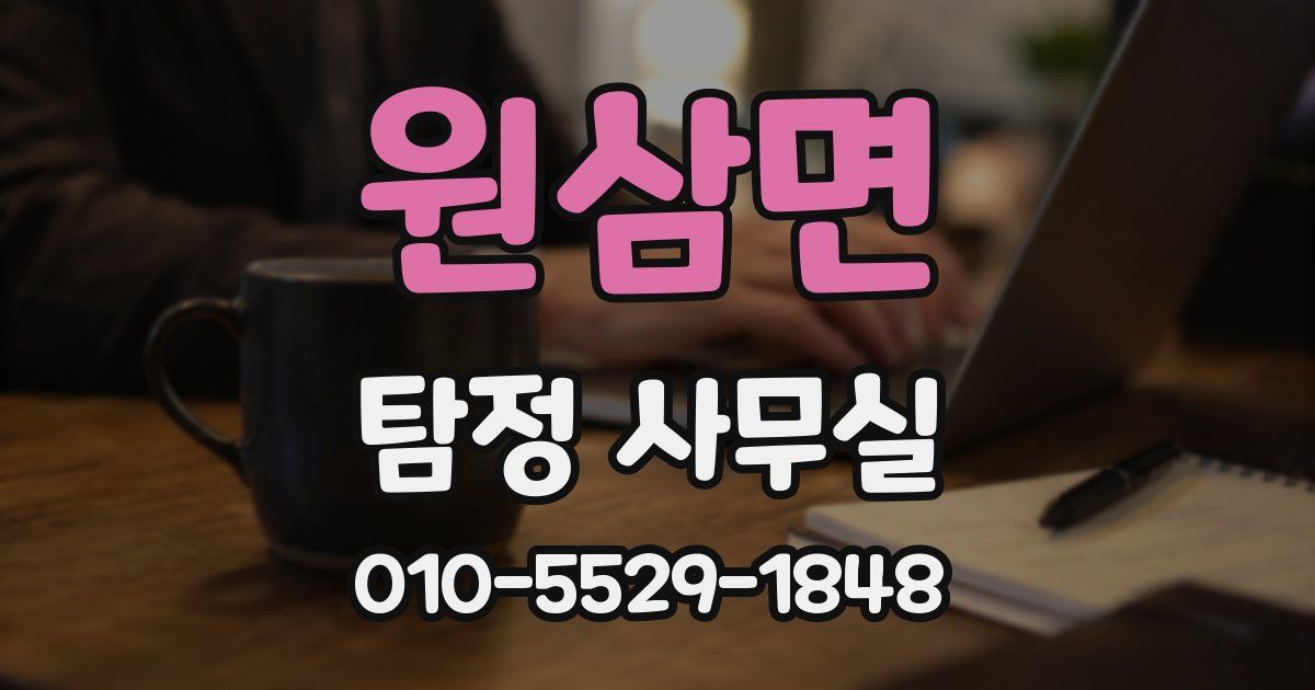 원삼면 탐정 사무실