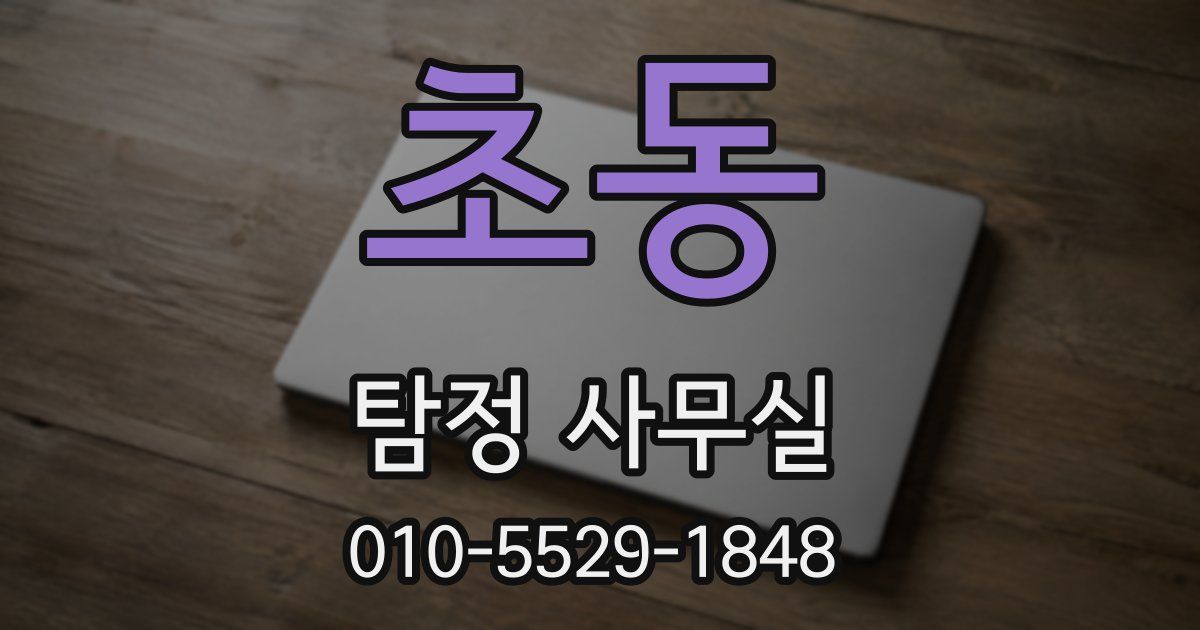 초동 탐정 사무실