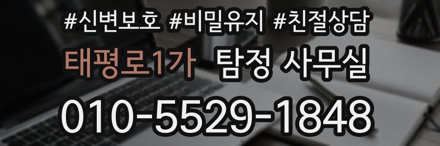 태평로1가 탐정 사무실