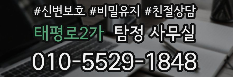 태평로2가 탐정 사무실
