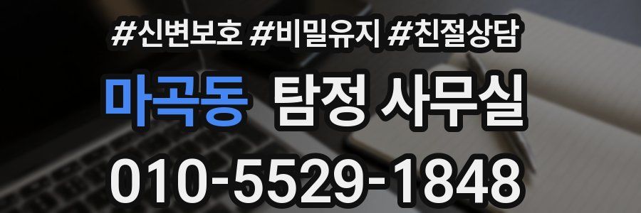마곡동 탐정 사무실