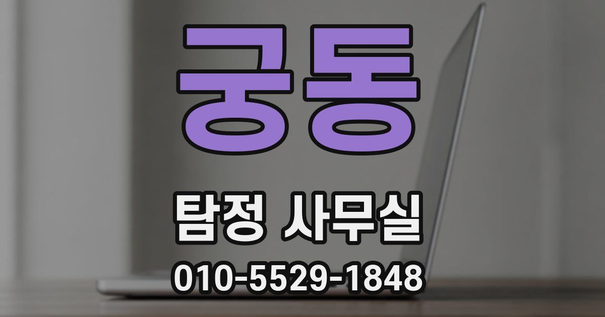 궁동 탐정 사무실
