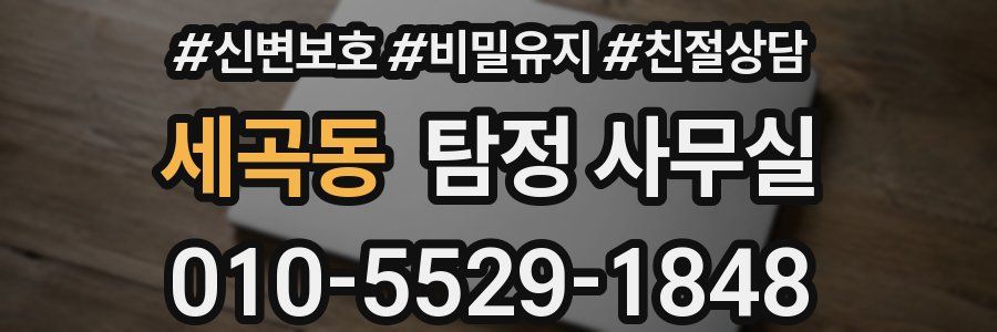 세곡동 탐정 사무실