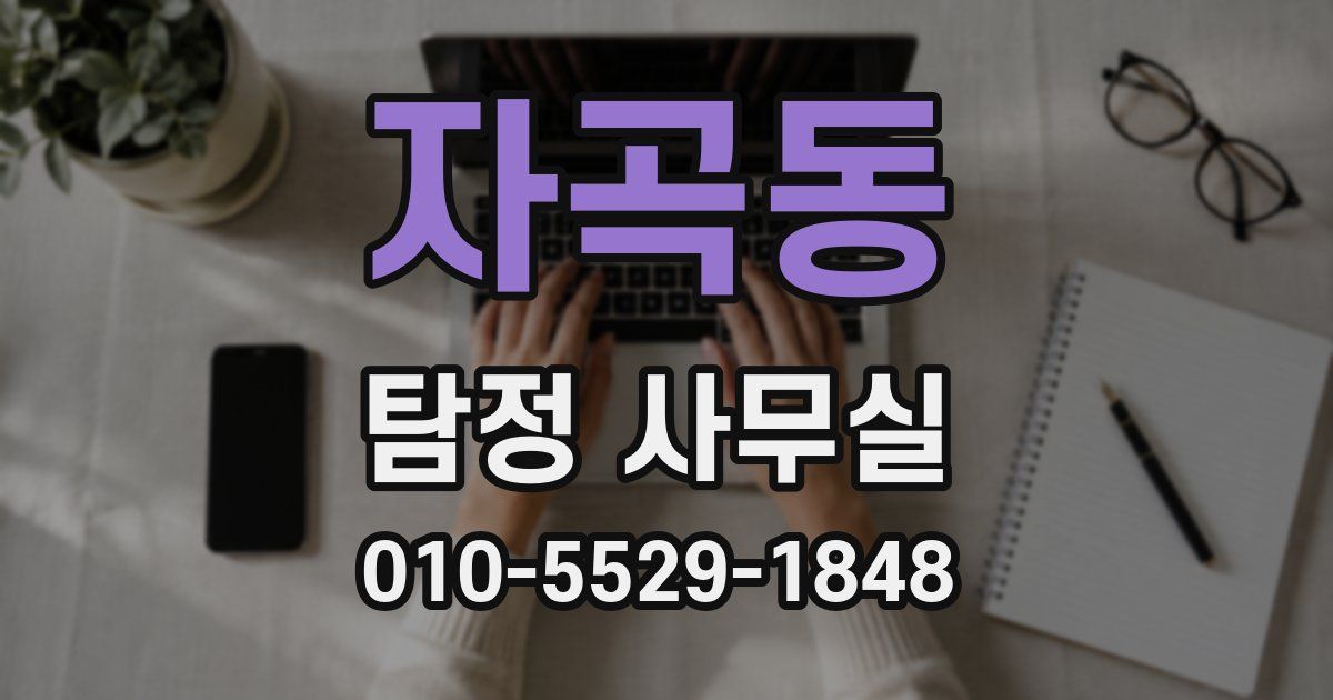 자곡동 탐정 사무실
