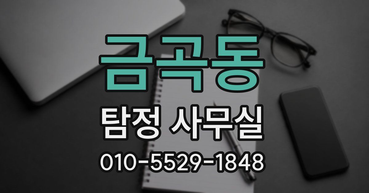 금곡동 탐정 사무실