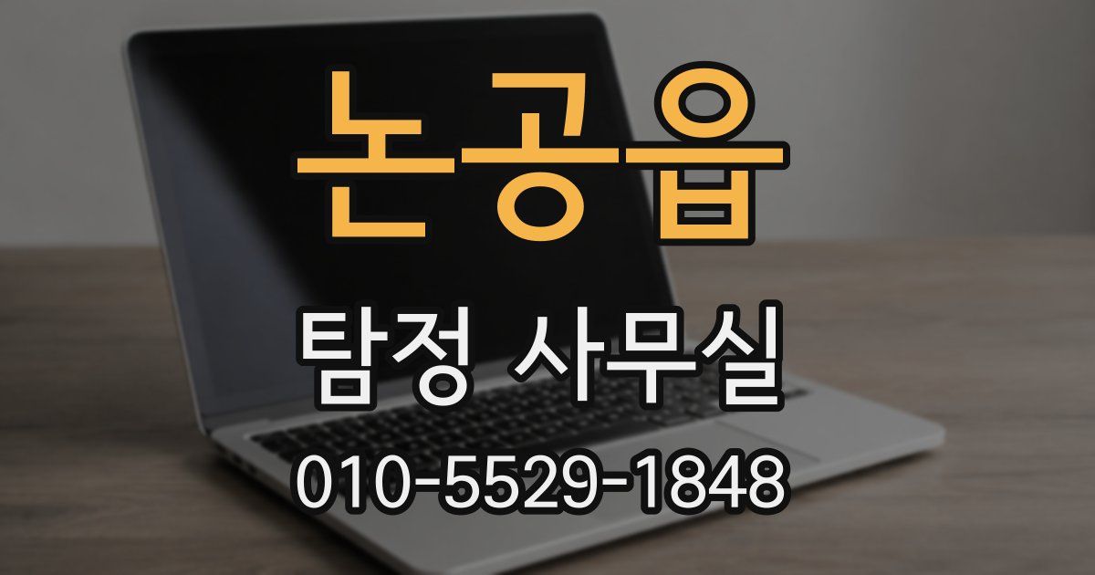 논공읍 탐정 사무실