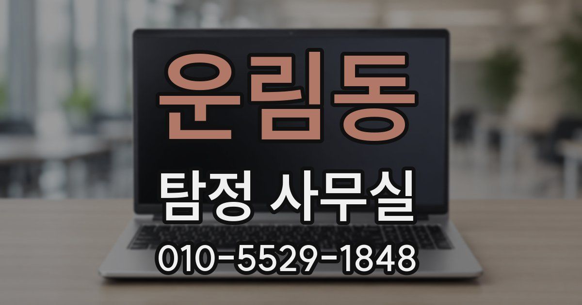 운림동 탐정 사무실