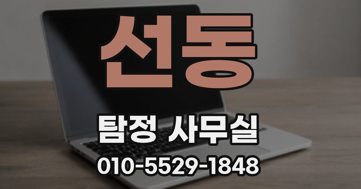 선동 탐정 사무실