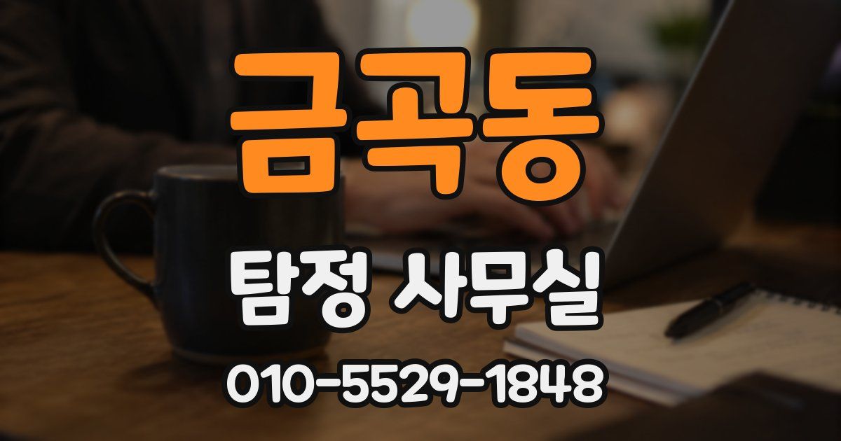 금곡동 탐정 사무실