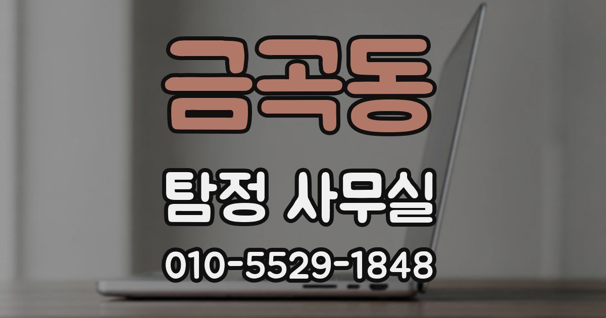 금곡동 탐정 사무실