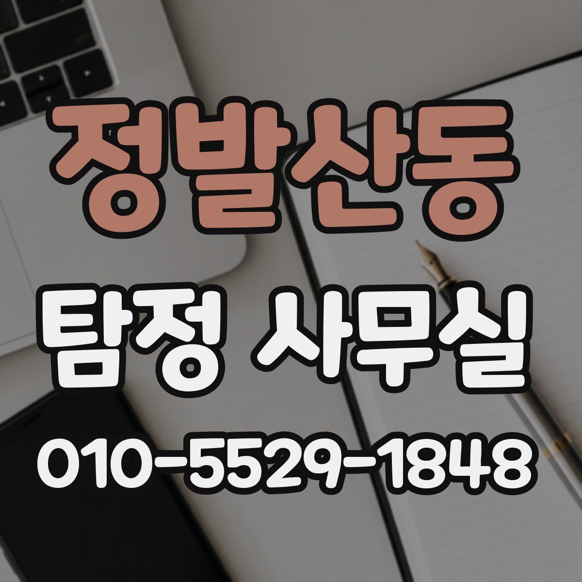 정발산동 탐정 사무실