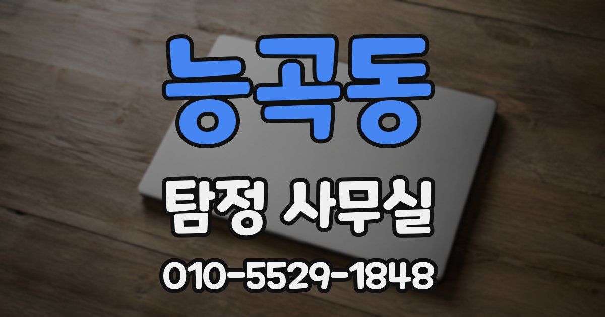 능곡동 탐정 사무실