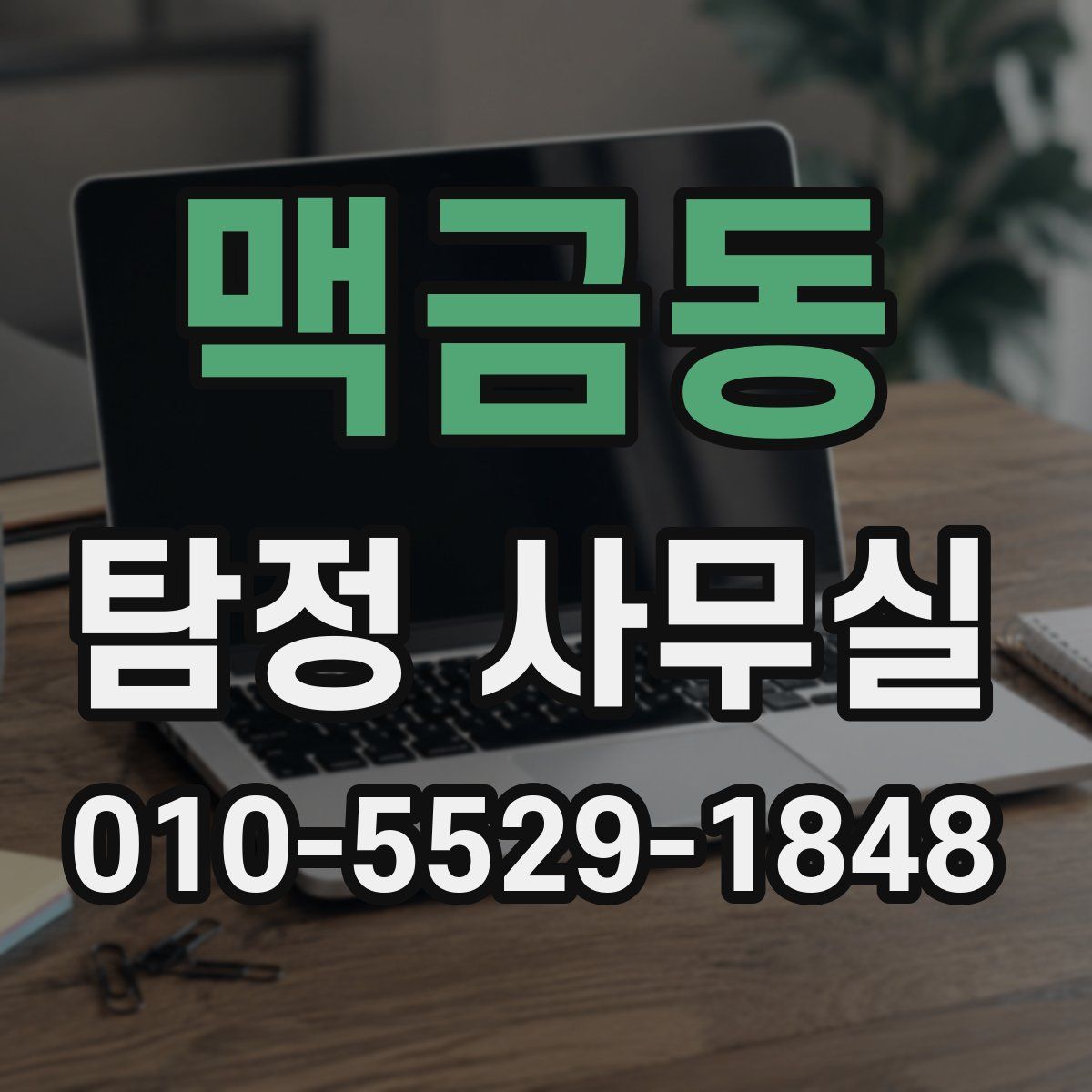 맥금동 탐정 사무실