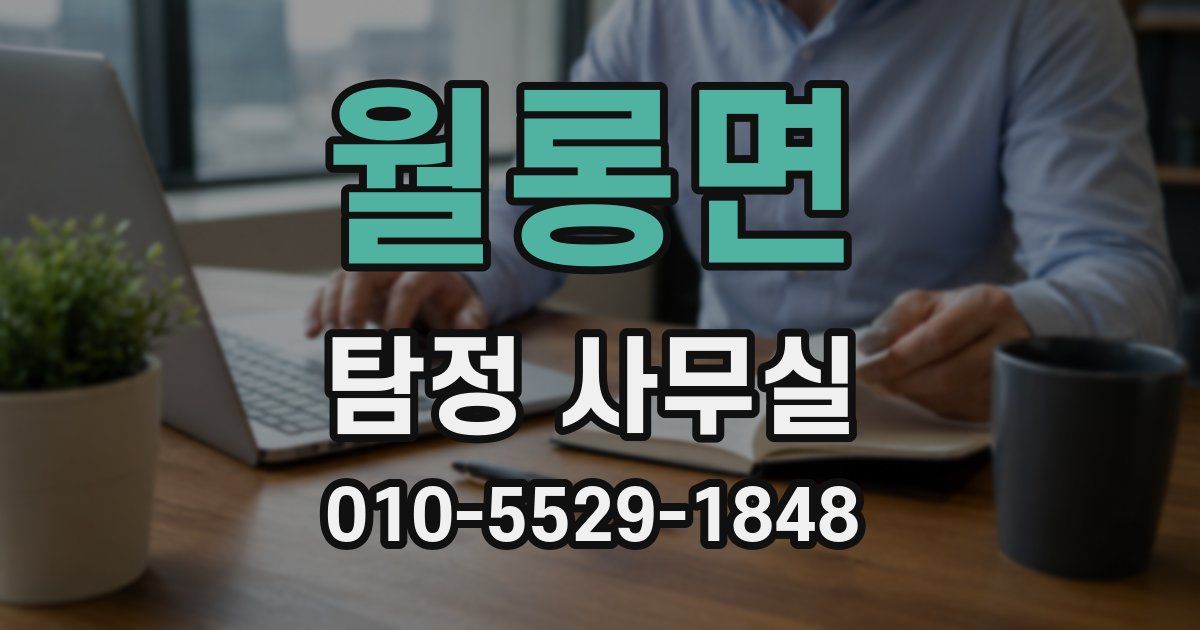 월롱면 탐정 사무실