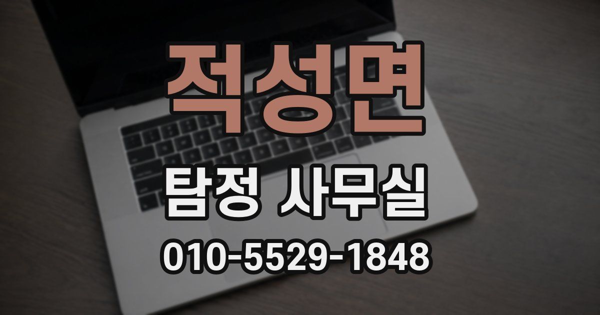 적성면 탐정 사무실