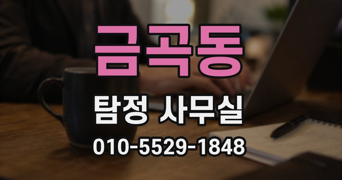 금곡동 탐정 사무실
