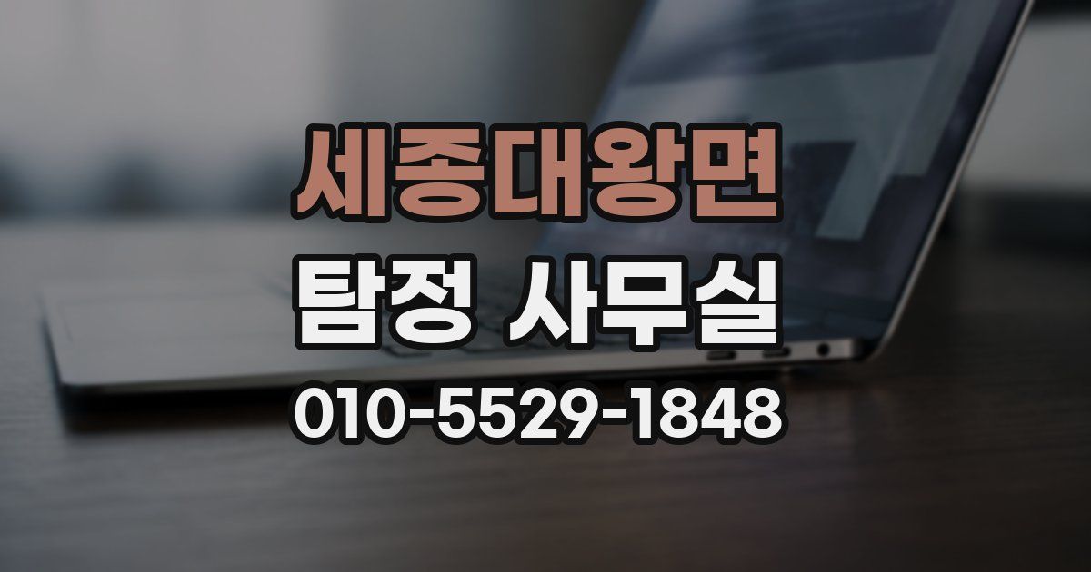 세종대왕면 탐정 사무실